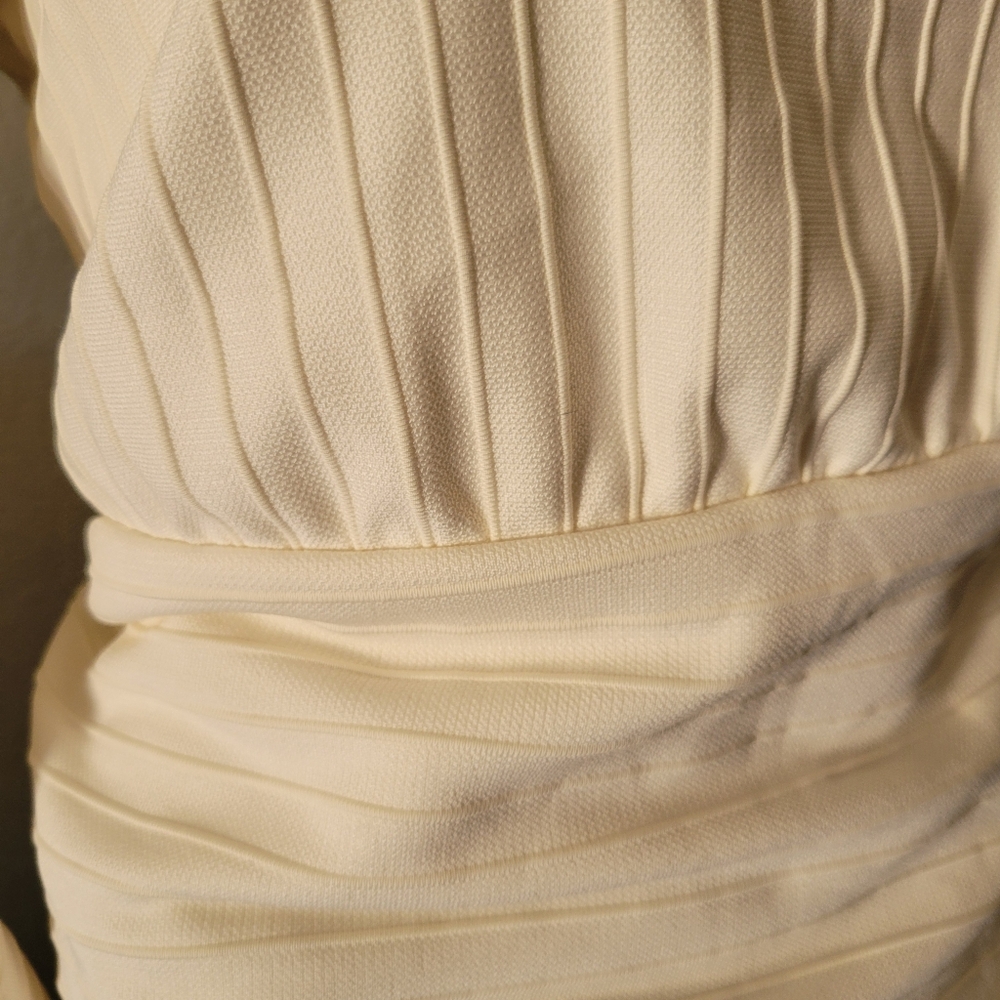 H&M Cream Ribbed Blouse - Picture 4 of 7